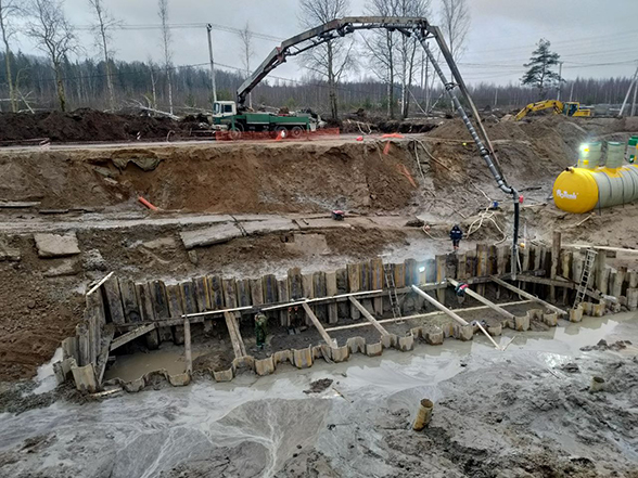 Строительство очистных сооружений логистического центра IP Razmetelevo