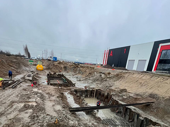 Строительство очистных сооружений логистического центра IP Razmetelevo