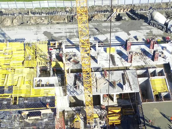 Санкт-Петербург, Камышовая ул. Строительство апартаментов «YES, Приморский»